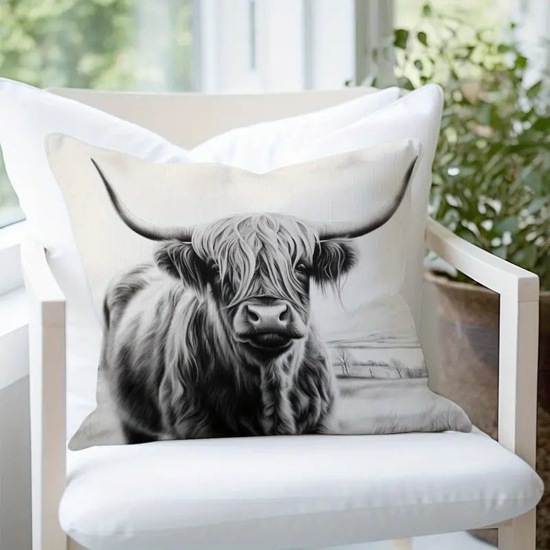 Highlander Cow Pillow
