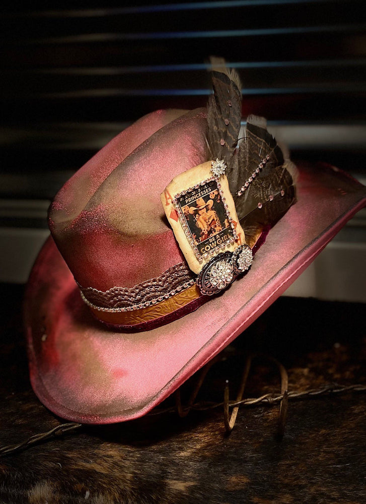 Be A Cowgirl - Distressed Hat