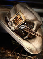 Cowgirl Wild Distressed Hat