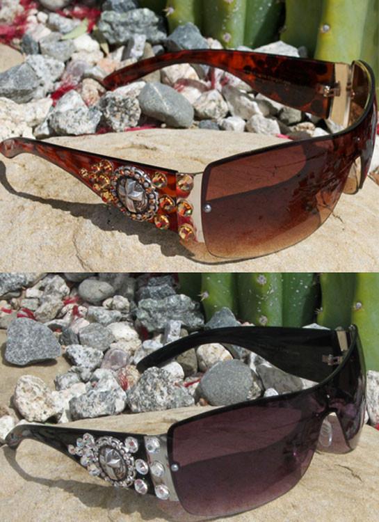 Western Sunglasses, Cowgirl Sunglasses, Brown Sunglasses, Rhinestone Cowgirl Bling Sunglasses, Gift Ideas For Her, Bling outlets Bling Accessories