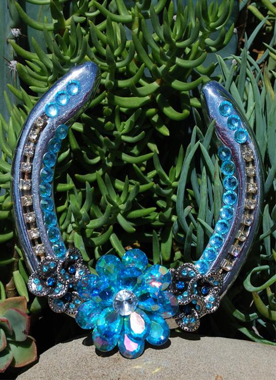 Southern Blue Horseshoe - Elusive Cowgirl Boutique