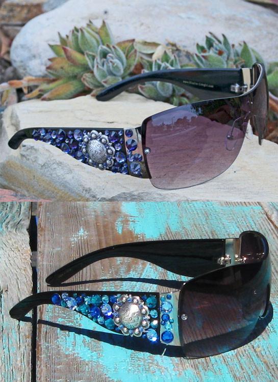 2000s sales rhinestone sunglasses