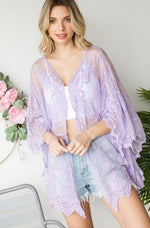 Lavender Lace Kimono