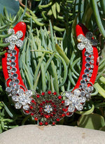 Red Riding Hood Horseshoe - Elusive Cowgirl Boutique