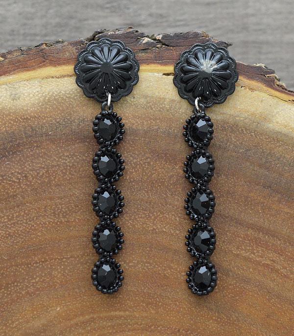 Black Dazzle Earrings