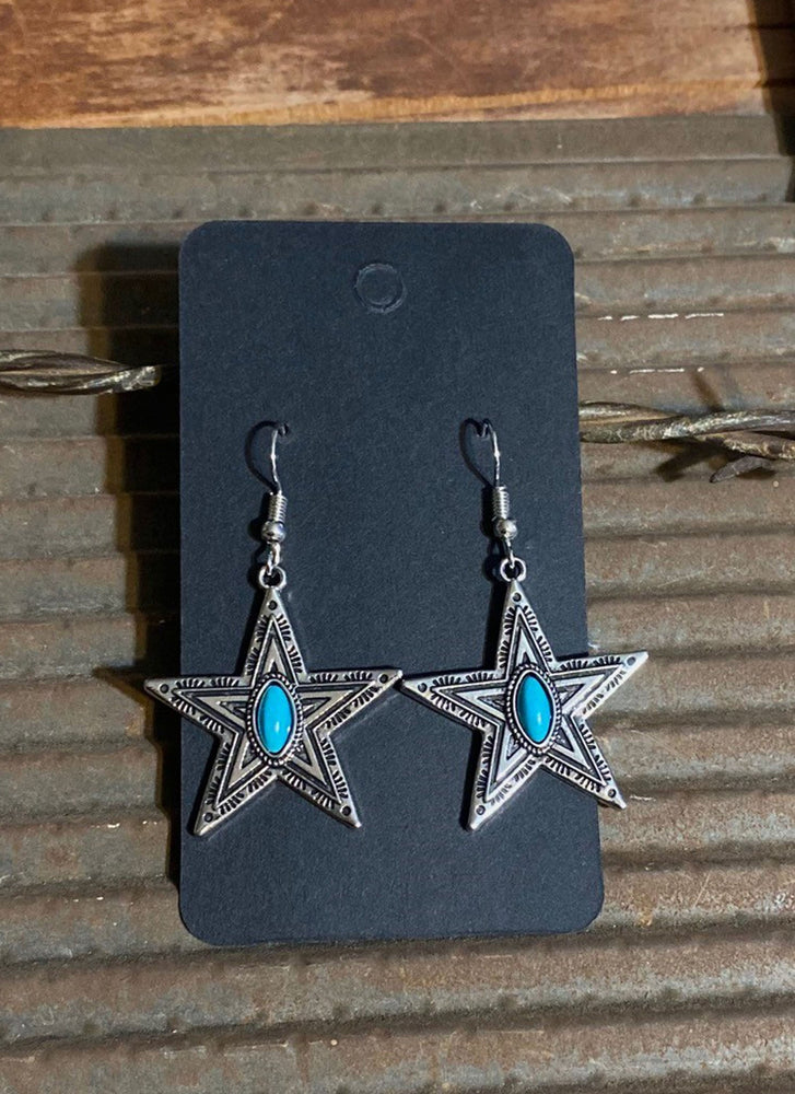 Texas Star Earrings