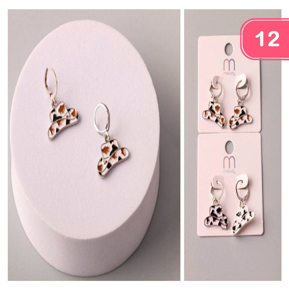 Cow Print Earrings