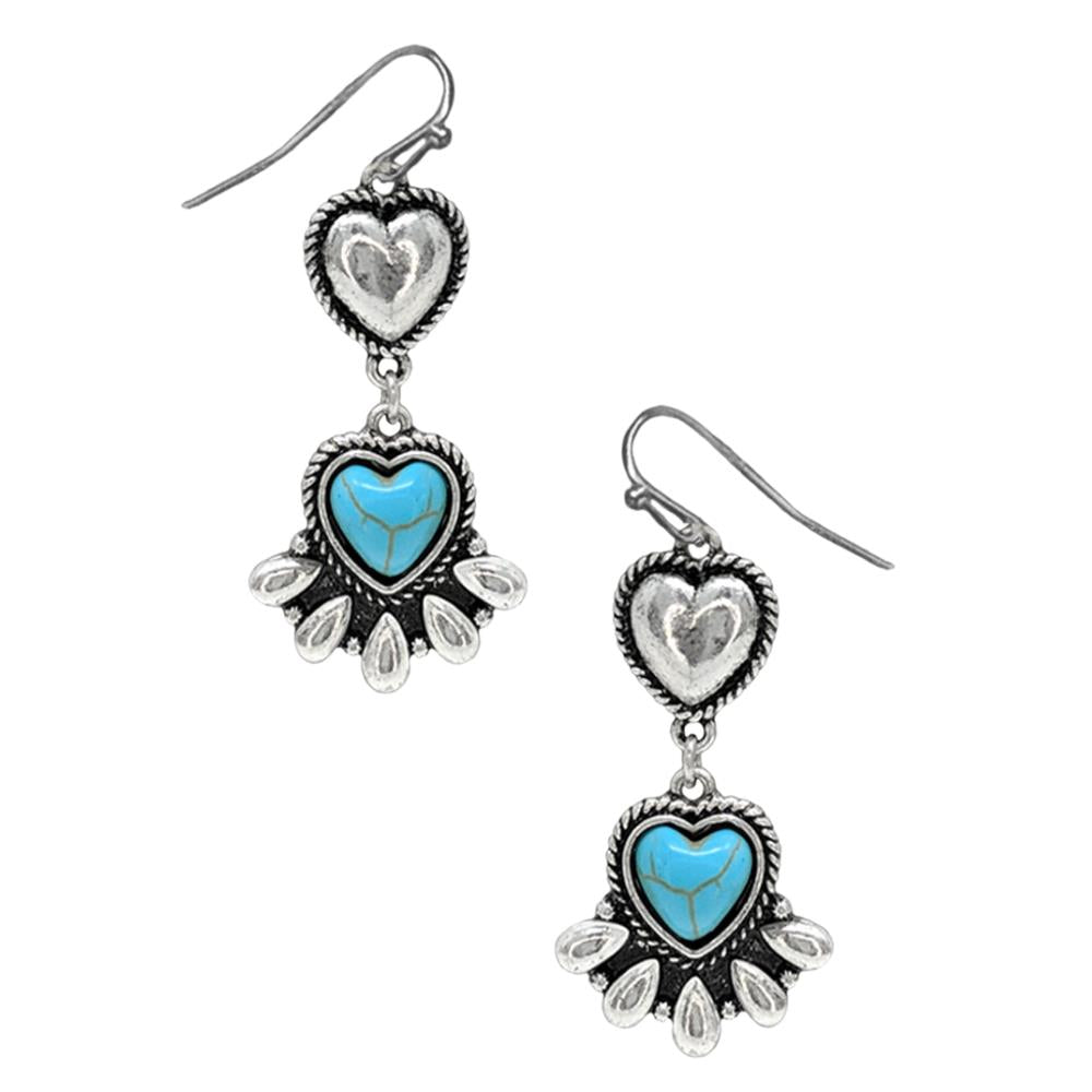 Western Heart Earrings