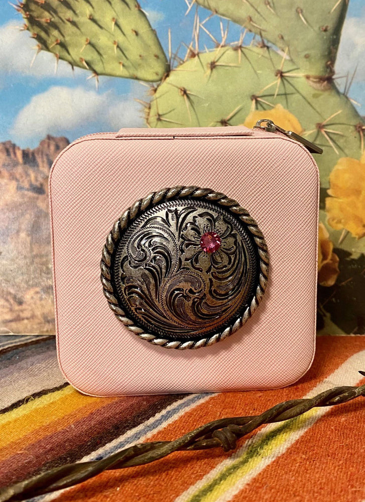 Floral Concho Jewelry Box