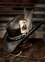 The Man In Black - Distressed Hat