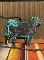 Turquoise Cow Freshie
