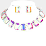 Chunky Rhinestone Necklace 3 Colors