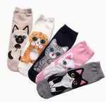 Kitty Cat Socks 5 Pairs