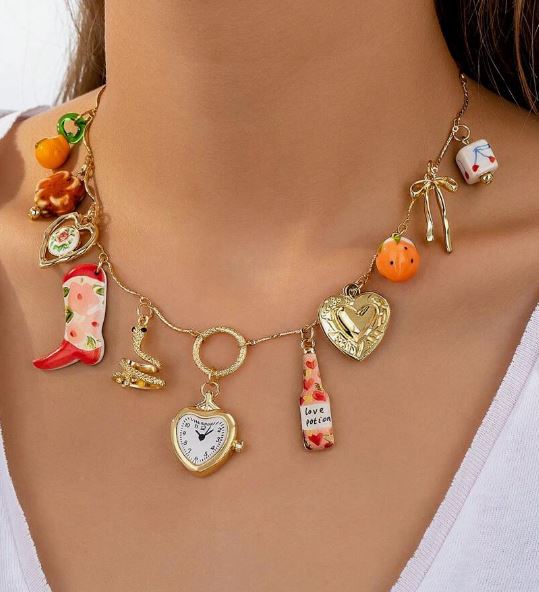 Colorful Western Charm Necklace