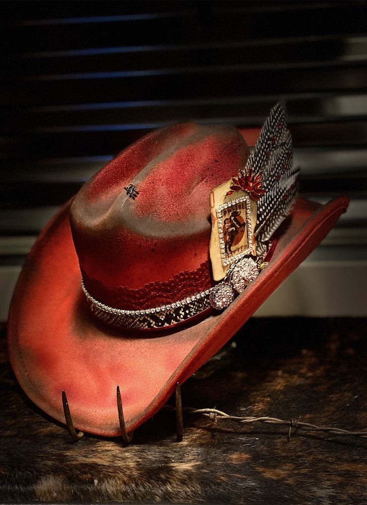 Dirt Is Cowgirl Glitter-  Distressed Hat