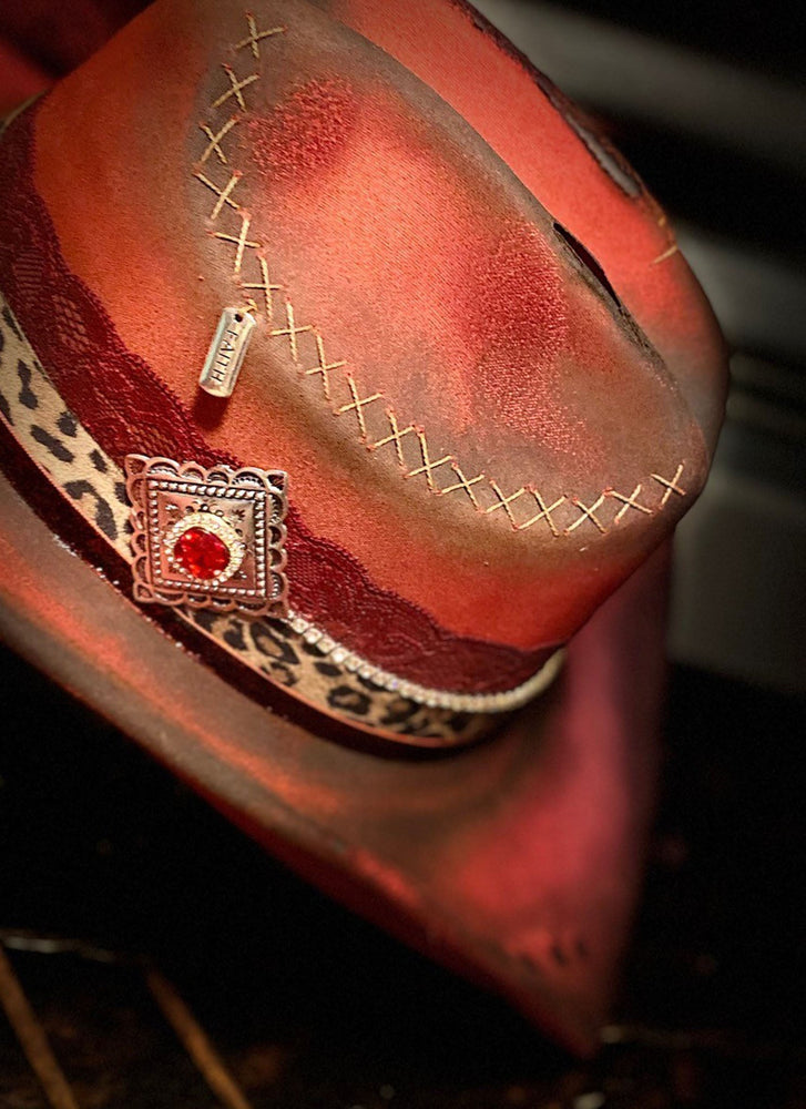 Be A Cowgirl- Distressed Hat