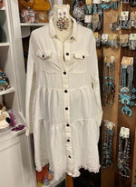 Button Down Cowgirl Dress