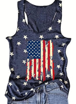 Red White & Blue Tank Top