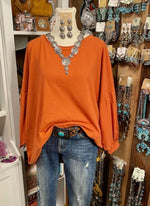 Rust Cowgirl Top