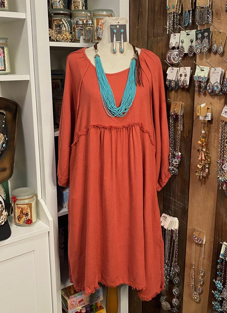 Rust Cowgirl Dress