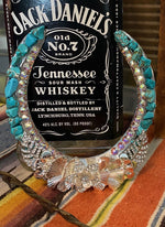 Western Turquoise Flower Horseshoe