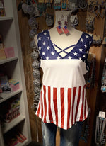 Red White And Blue Tank