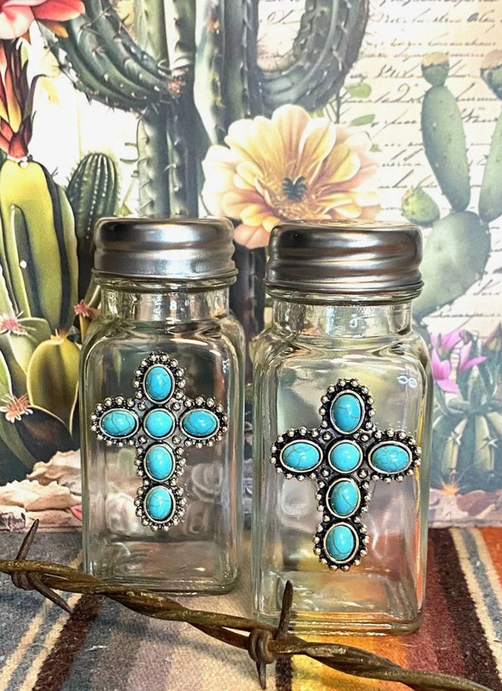 Cross Salt & Pepper Shakers