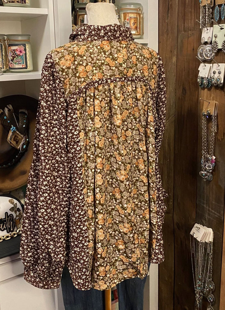 Fall Time Floral Top