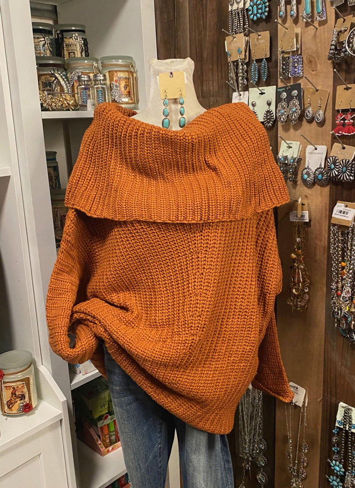 Pumpkin Spice Knit Sweater