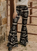 Aztec Boot Cut Leggings