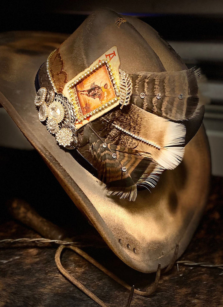 Ride BABY Ride-  Distressed Hat