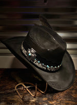 Classy Cowgirl Hat-  Distressed Hat