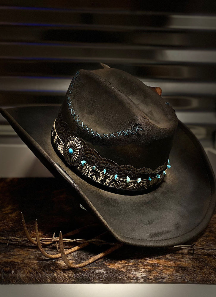 Be A Cowgirl - Distressed Hat