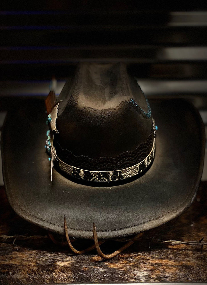 Be A Cowgirl - Distressed Hat