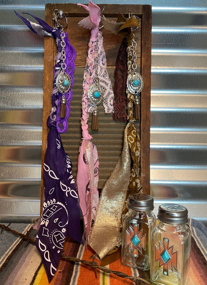 Western Bandana Keychain/ Purse Charm
