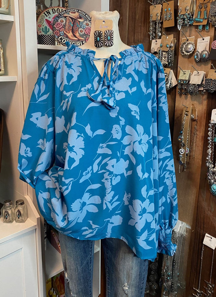 Western Floral Top