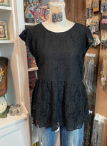 Black Lace Top