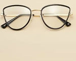 Black Frame Blue Blocker Glasses