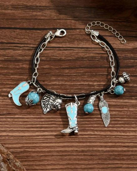 Boot Charm Bracelet