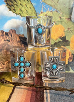 Bottoms Up Whiskey Shot Glasses