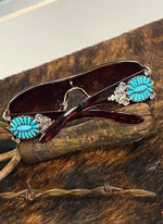 Squash Blossom Sunglasses - Brown Frame