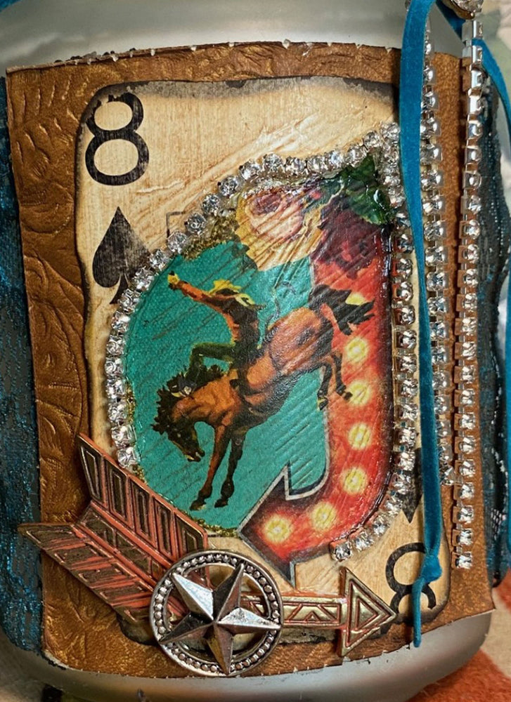 Bucking Bronco Candle