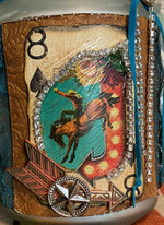 Bucking Bronco Candle