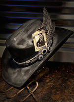 The Man In Black - Distressed Hat