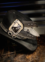 The Man In Black - Distressed Hat