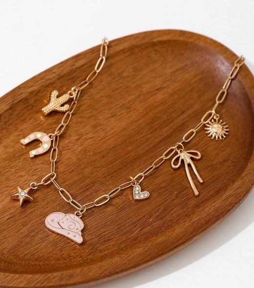 Western Bow/ Horseshoe Necklace