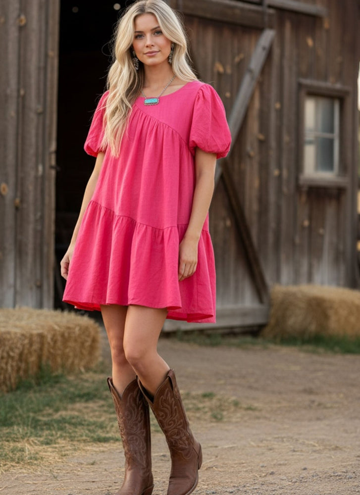 strapless open back dress Western Boots Pink Tutu Dress  Classic Whimsy