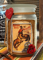 Buffalo Bill Cowgirl Candle