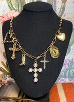 Western Coss Charm Necklace