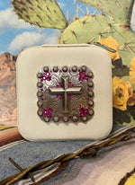 Cross Concho Jewelry Box